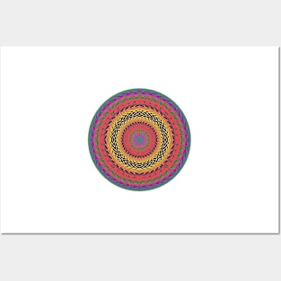 Colorful Abstract Circle Posters and Art